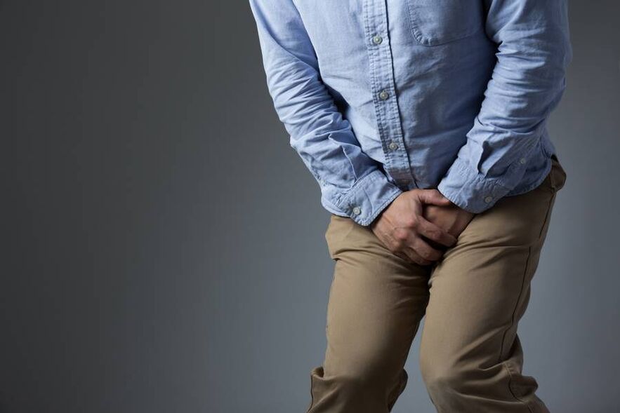 Pijn bij mannen met prostatitis