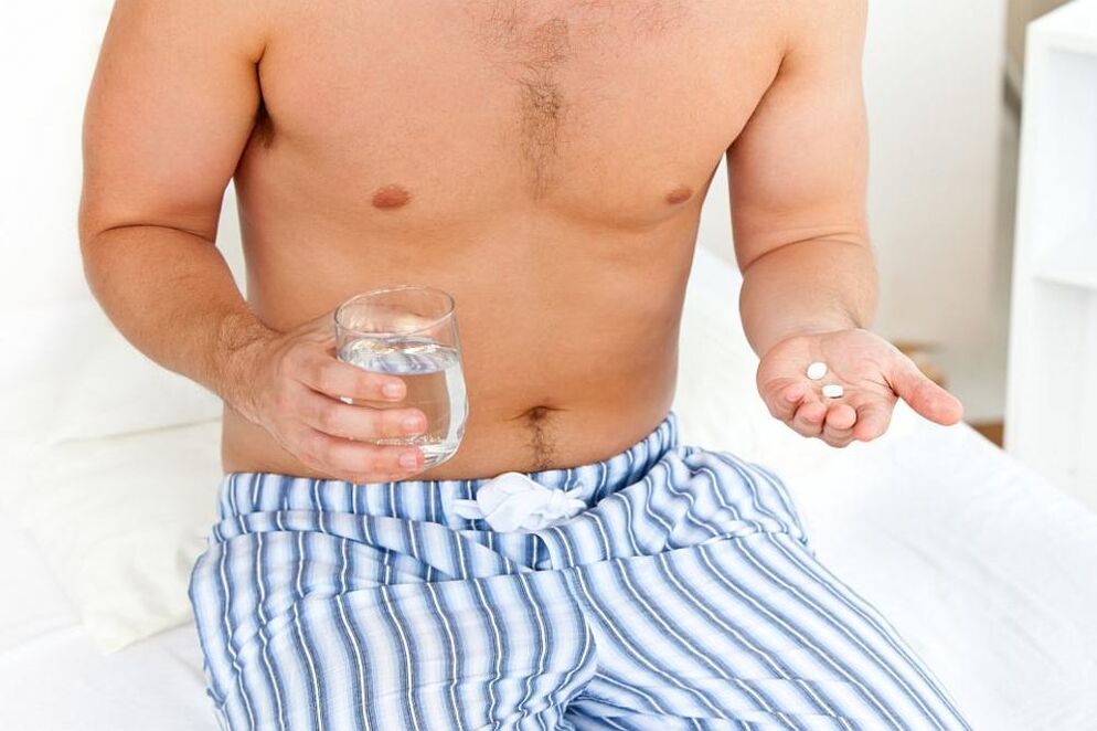 man neemt pillen voor prostatitis